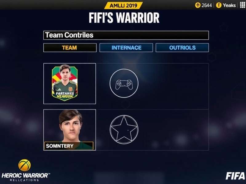 FIFA Heroic Warrior Controls Interface